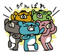 Five bears sticker #2507843