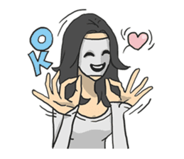 AsB - The Mask Emotions Couple sticker #2508645