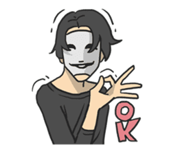 AsB - The Mask Emotions Couple sticker #2508647