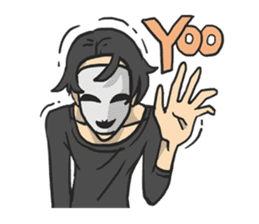 AsB - The Mask Emotions Couple sticker #2508651