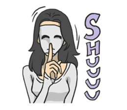 AsB - The Mask Emotions Couple sticker #2508665