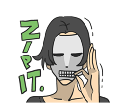 AsB - The Mask Emotions Couple sticker #2508667