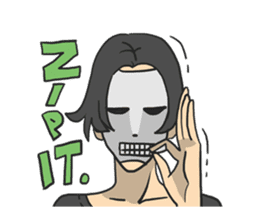 AsB - The Mask Emotions Couple sticker #2508667