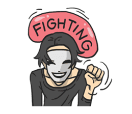 AsB - The Mask Emotions Couple sticker #2508679