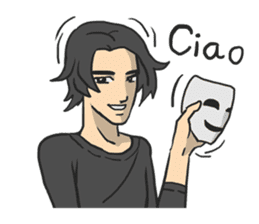 AsB - The Mask Emotions Couple sticker #2508684