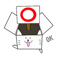 Box cats sticker #2509011