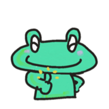 Frog KOMAME speaks in Japanese sticker #2509690