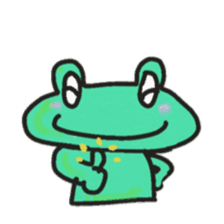 Frog KOMAME speaks in Japanese sticker #2509690