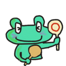 Frog KOMAME speaks in Japanese sticker #2509696