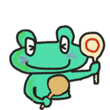 Frog KOMAME speaks in Japanese sticker #2509696