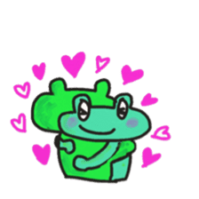 Frog KOMAME speaks in Japanese sticker #2509700