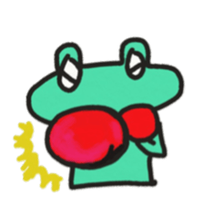 Frog KOMAME speaks in Japanese sticker #2509702