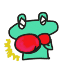 Frog KOMAME speaks in Japanese sticker #2509702