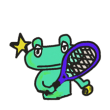 Frog KOMAME speaks in Japanese sticker #2509703