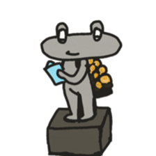 Frog KOMAME speaks in Japanese sticker #2509709