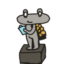 Frog KOMAME speaks in Japanese sticker #2509709