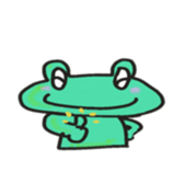 Frog KOMAME speaks in Japanese sticker #2509712