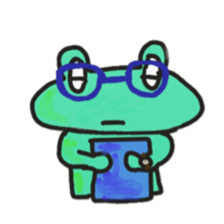 Frog KOMAME speaks in Japanese sticker #2509714