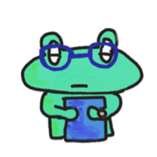 Frog KOMAME speaks in Japanese sticker #2509714