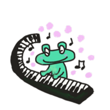 Frog KOMAME speaks in Japanese sticker #2509715