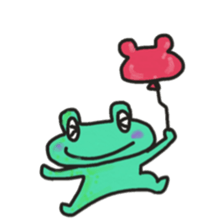 Frog KOMAME speaks in Japanese sticker #2509716