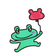 Frog KOMAME speaks in Japanese sticker #2509716