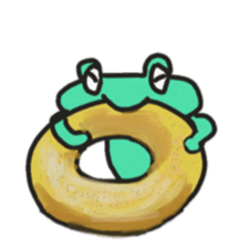 Frog KOMAME speaks in Japanese sticker #2509717