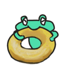 Frog KOMAME speaks in Japanese sticker #2509717