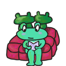 Frog KOMAME speaks in Japanese sticker #2509718