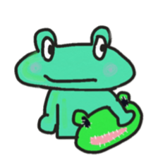 Frog KOMAME speaks in Japanese sticker #2509719