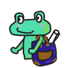 Frog KOMAME speaks in Japanese sticker #2509722