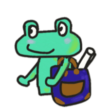 Frog KOMAME speaks in Japanese sticker #2509722