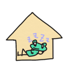 Frog KOMAME speaks in Japanese sticker #2509723