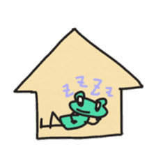 Frog KOMAME speaks in Japanese sticker #2509723