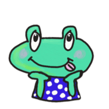 Frog KOMAME speaks in Japanese sticker #2509724