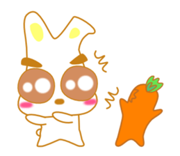 rabbi and Carrot sticker #2511085