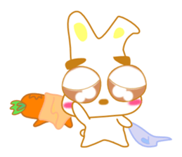 rabbi and Carrot sticker #2511086