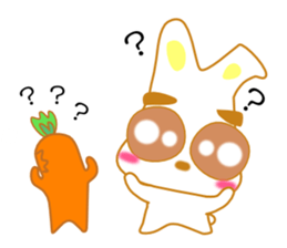 rabbi and Carrot sticker #2511088