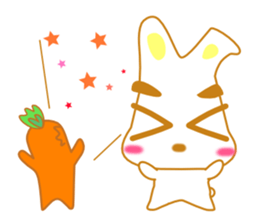 rabbi and Carrot sticker #2511089