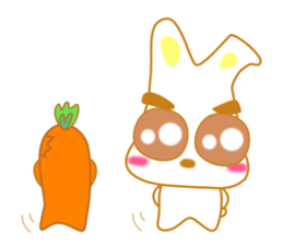 rabbi and Carrot sticker #2511092