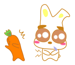 rabbi and Carrot sticker #2511094