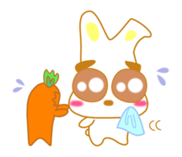 rabbi and Carrot sticker #2511097