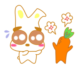 rabbi and Carrot sticker #2511098
