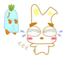 rabbi and Carrot sticker #2511100