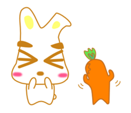 rabbi and Carrot sticker #2511101