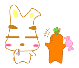 rabbi and Carrot sticker #2511102