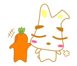 rabbi and Carrot sticker #2511104