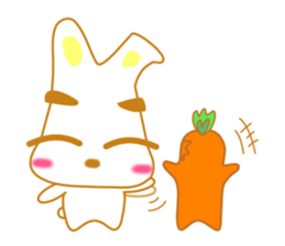 rabbi and Carrot sticker #2511107