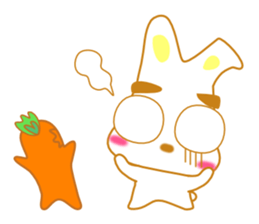 rabbi and Carrot sticker #2511108