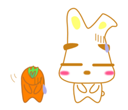 rabbi and Carrot sticker #2511109